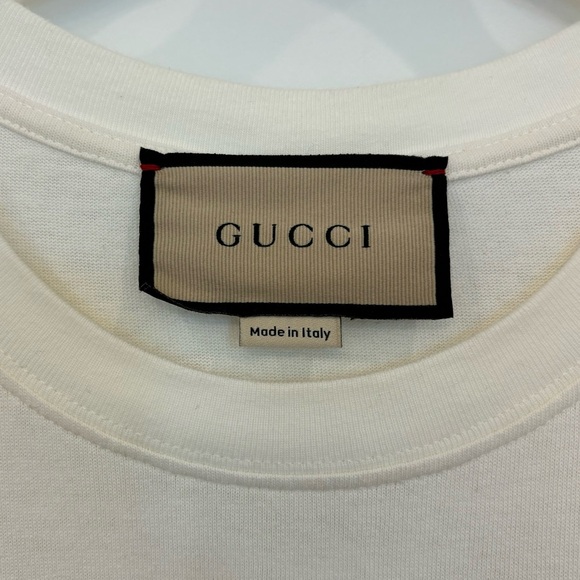 Gucci Appliqué Kitty Cat Tee - Picture 8 of 12